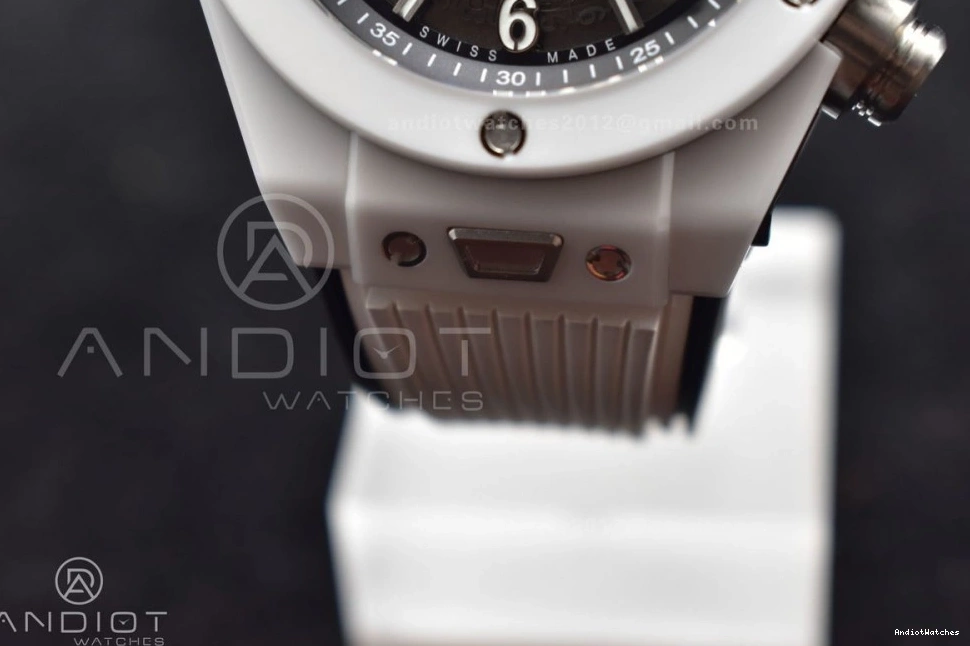Bang Strap Unico 516 Ceramic White White A 1:1 Best Edition ZF Dial Packable Rubber on Skeleton Big 0320